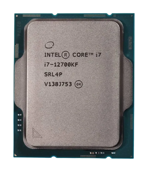 מעבד דור 12 INTEL I7-12700KF Tray 12 Cores 5Ghz NO GPU NO FAN