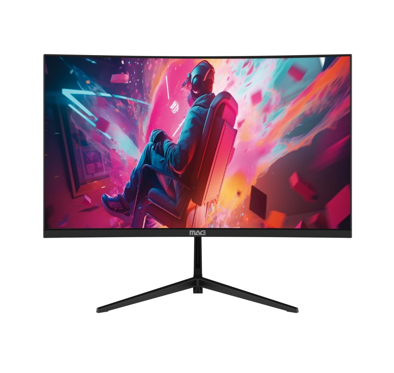 מסך מחשב גיימינג קעור MAG C24F144Y 23.8" FHD 144Hz VA - שחור