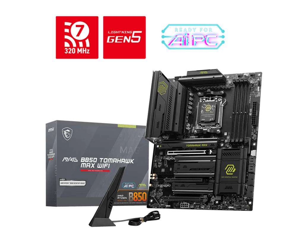 לוח אם MSI MAG B850 TOMAHAWK MAX WIFI