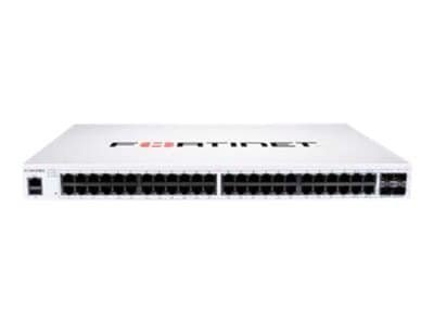מתג רשת Fortinet FortiSwitch 148F FPOE 48 Port 740W 4 SFP Plus
