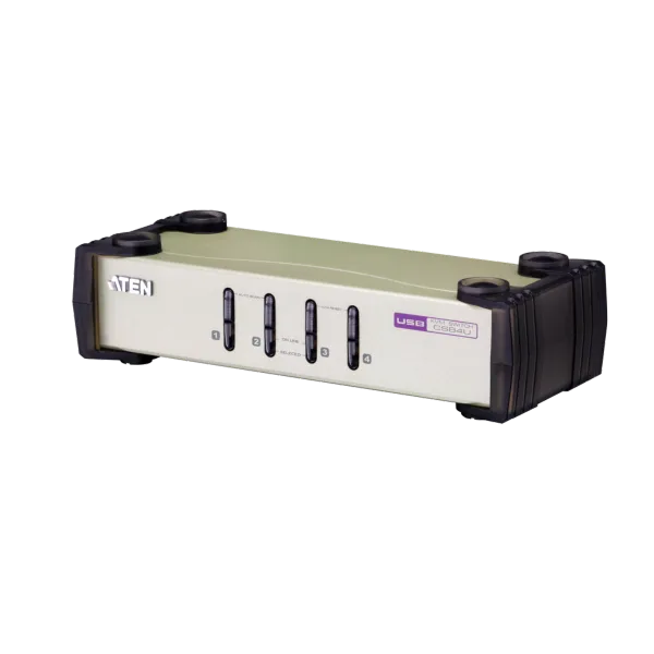 קופסא KVM ל-4 מחשבים ATEN CS84U USB/VGA/PS2