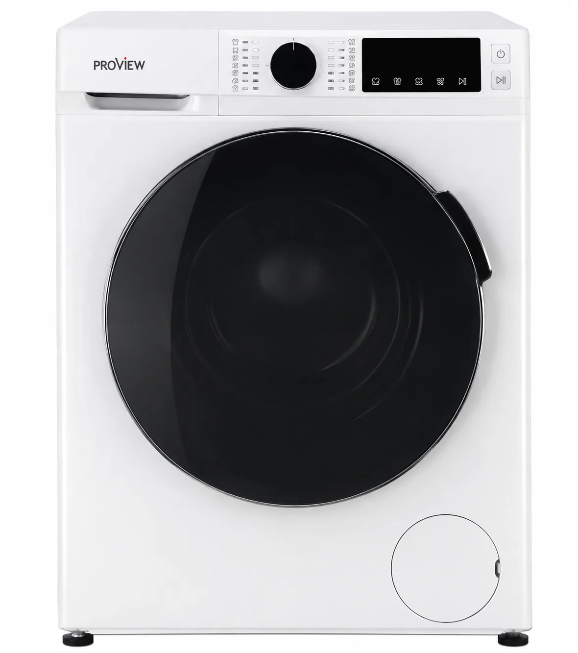 מכונת כביסה פתח קדמי 10 ק"ג 1400 סל"ד ProView WM100P אינוורטר בצבע לבן