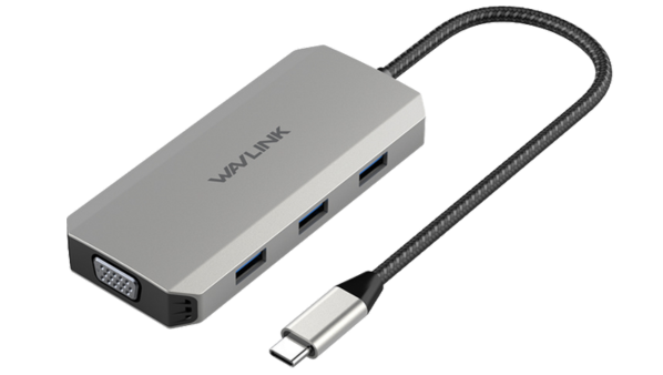 תחנת עגינה כולל הטענה עד Wavlink WL-UMD304 USB-C 85W