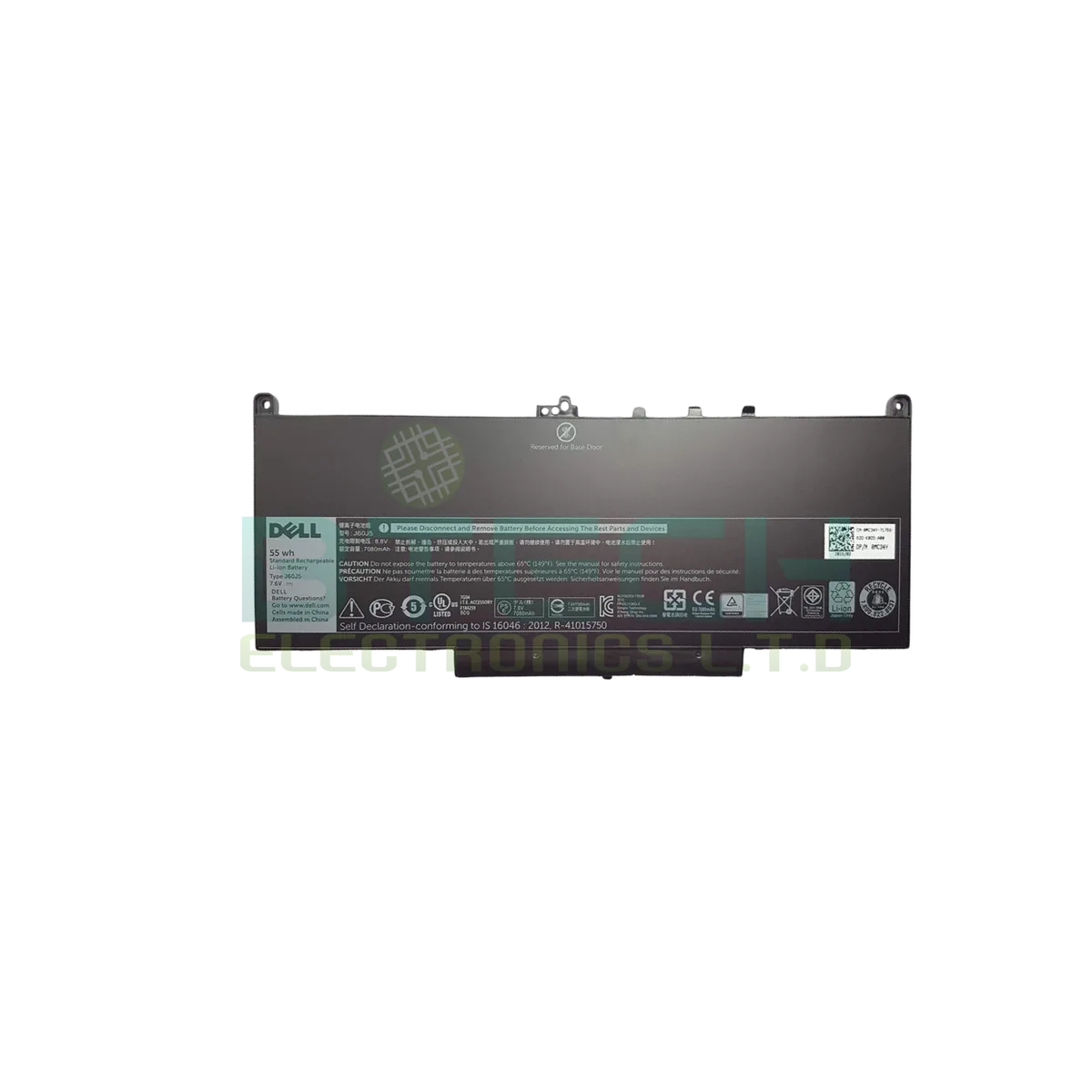 סוללה מקורית למחשב נייד Dell Latitude E7270 55WH