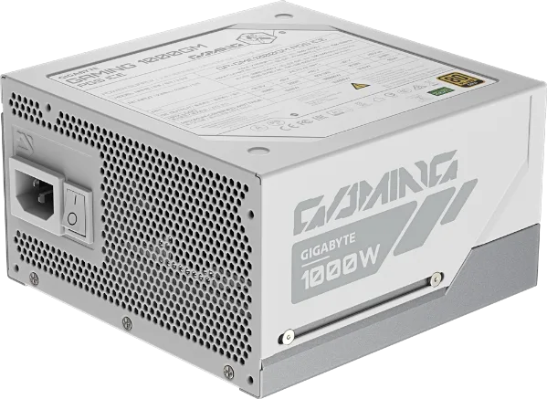 ספק כוח GIGABYTE GME1000GM PG5 ICE 1000W Gold Fully Modular