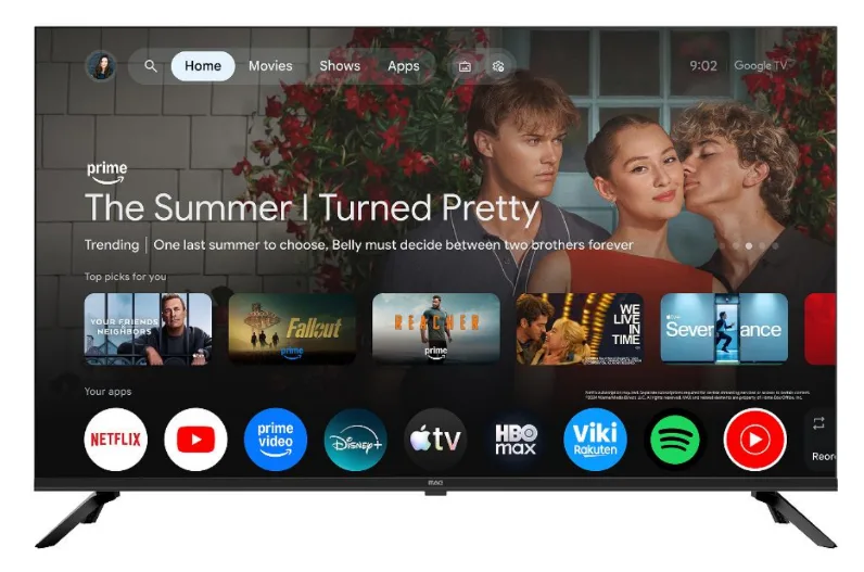 טלוויזיה חכמה MAG Google TV בגודל 43 אינץ' ברזולוציית Full HD - דגם G43F26