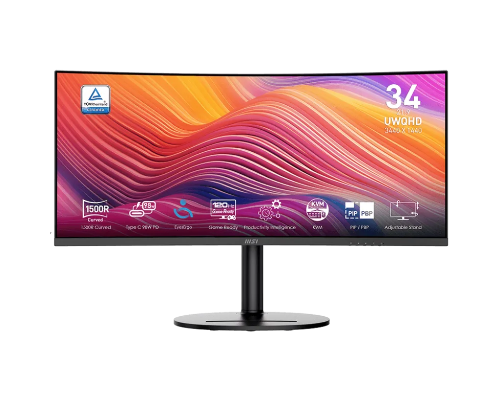 מסך מחשב עסקי קעור "34 MSI Modern MD342CQP