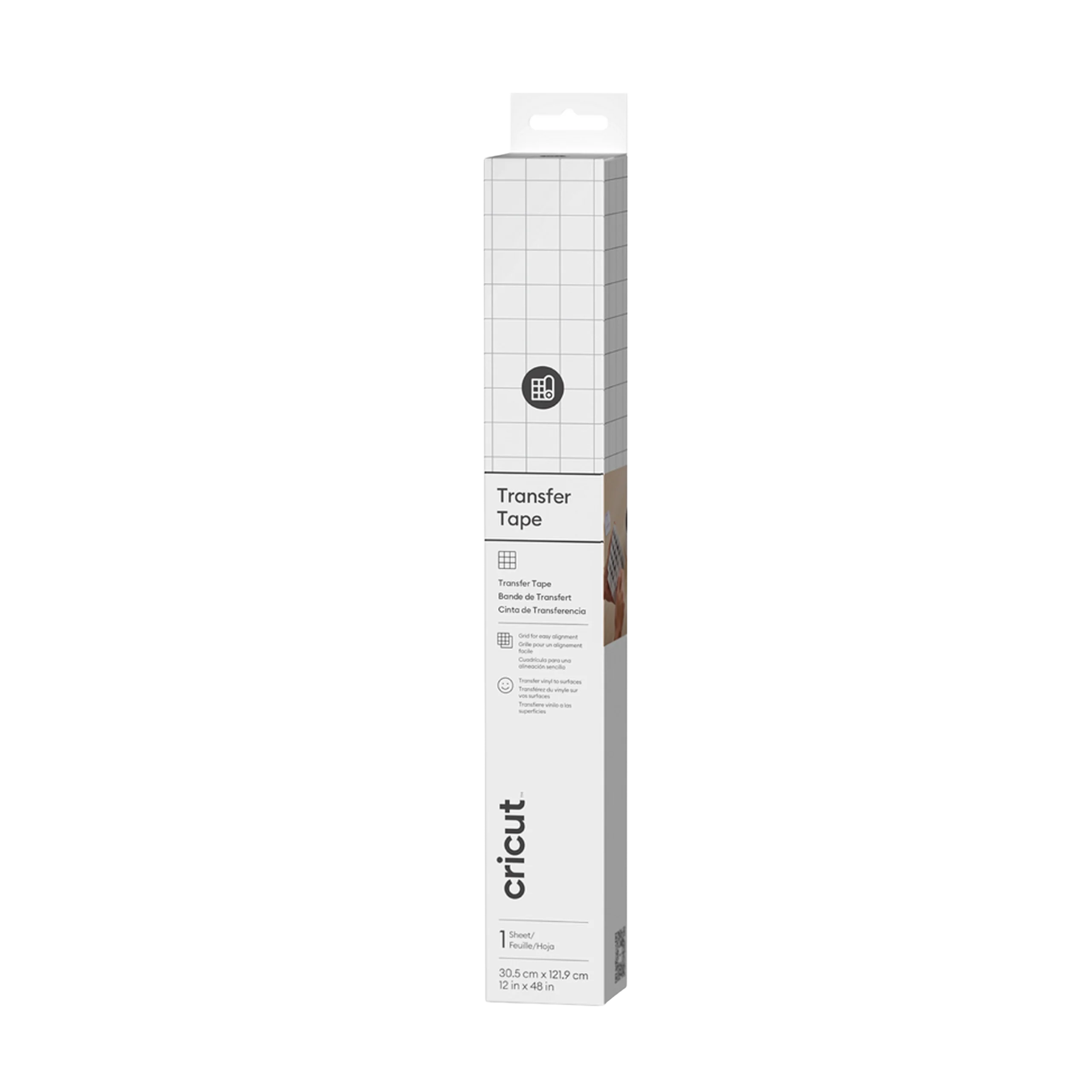 גיליון דבק ‎Transfer Tape StandardGrip 30.5×120 ס"מ מבית CRICUT