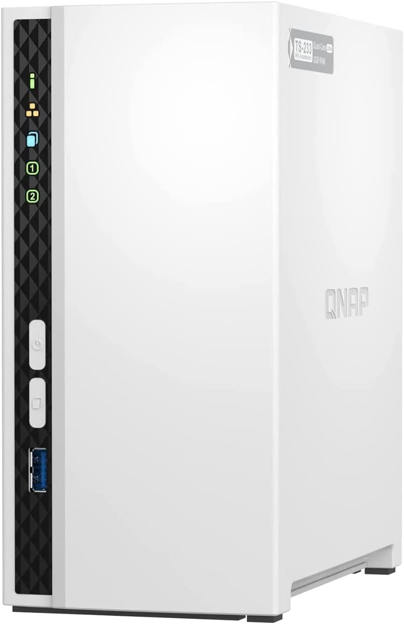 QNAP NAS TS-233 2BAY Q.CORE 1.4GHz + 2GB RAM