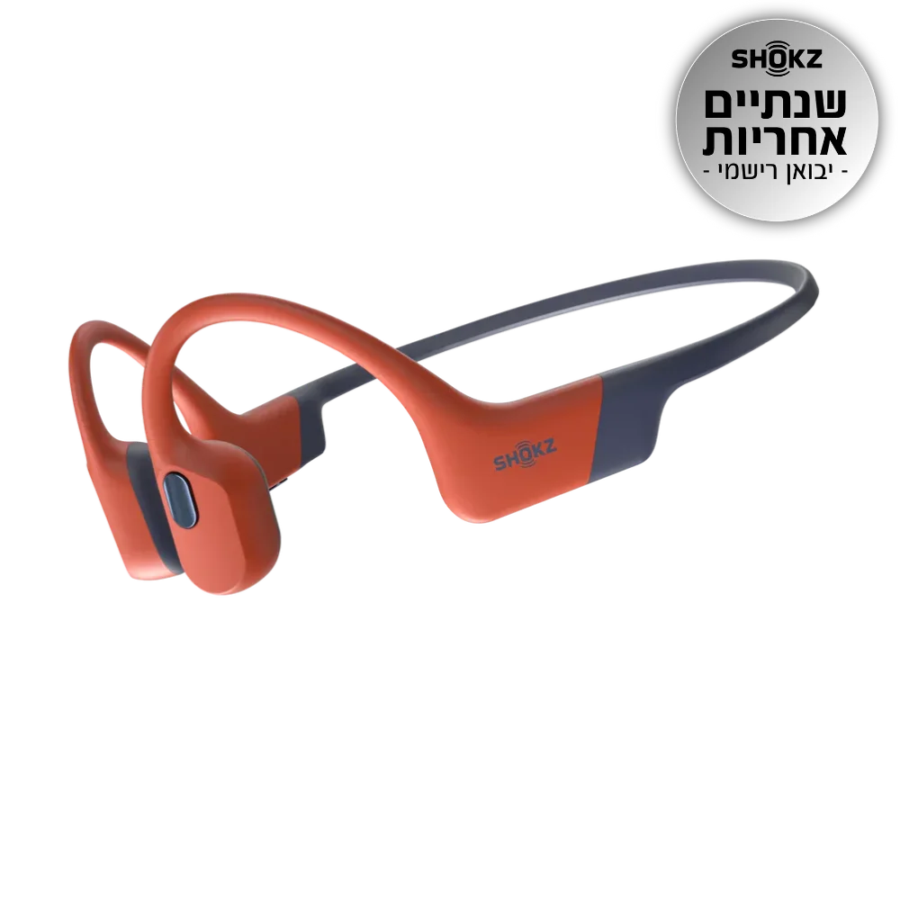 אוז עצםMP3+שחיה SHOKZ OPENSWIM PRO אדום