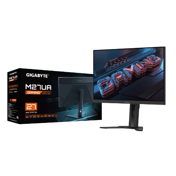 מסך גיימינג Gigabyte M27UA 4K SS IPS 160Hz 1MS HDR USB HUB