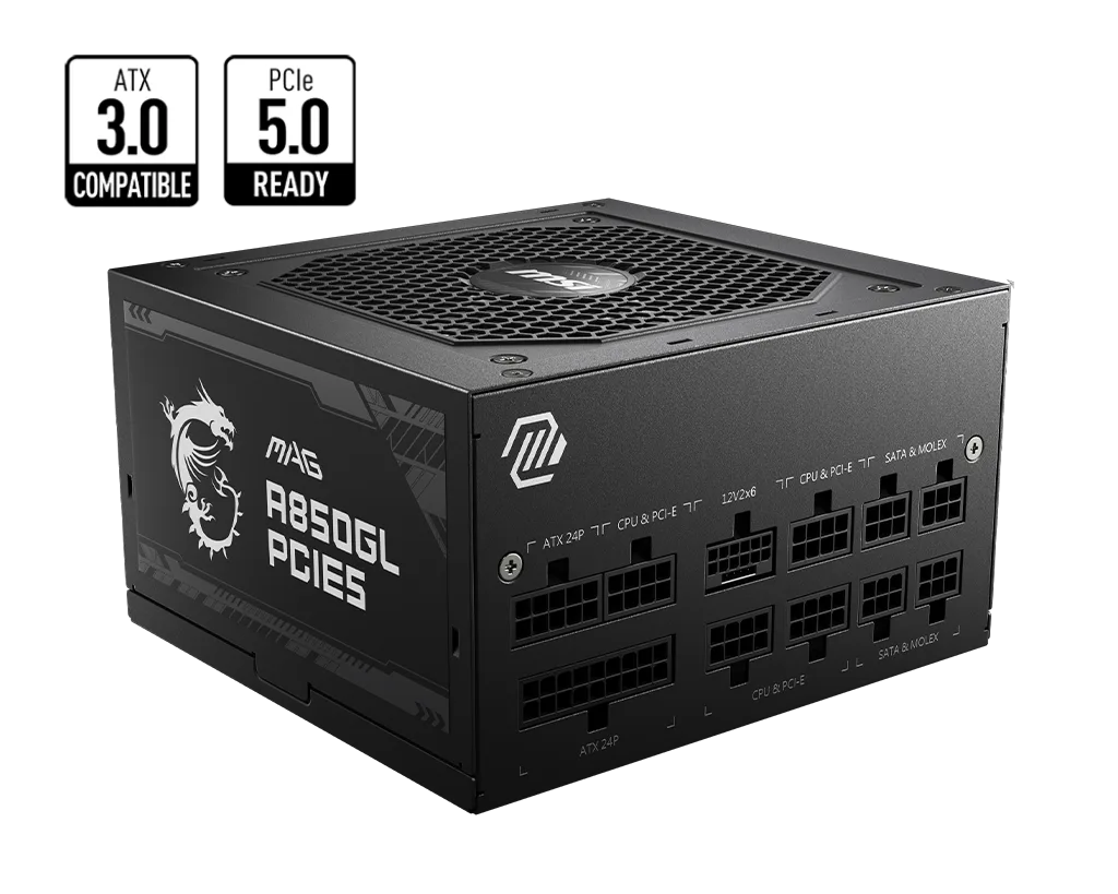 MSI MAG A850GL PCIE5 PCIE5 80+ GOLD