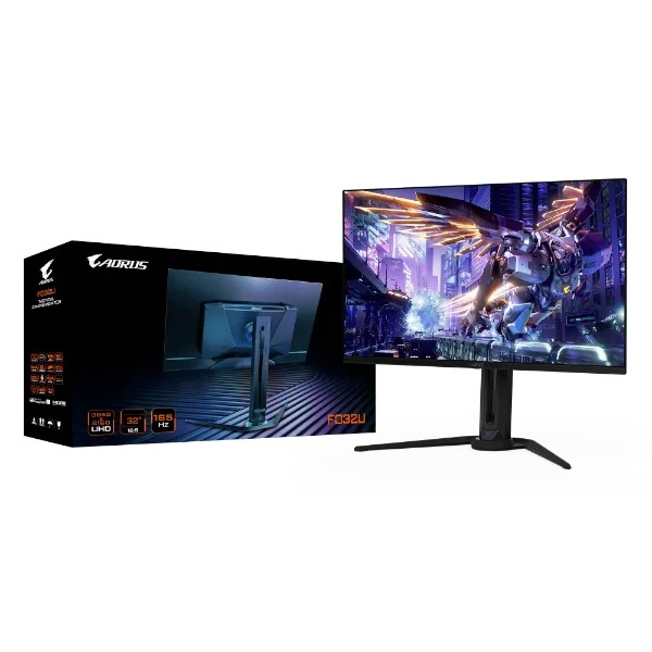 מסך GIGABYTE Aorus FO32U 4K UHD 31.5 QD-OLED 0.03ms 165Hz