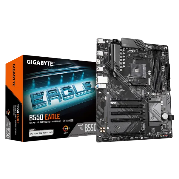 לוח אם למעבדי Gigabyte B550 EAGLE DDR4 ATX For AMD AM4