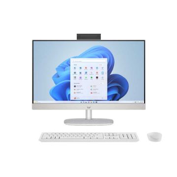 HP AIO 24" 24-cr2008nj Ultra7 255U/16GB (1x16GB) DDR5/1T NVMe /Windows 11 HOME/White/3yw
