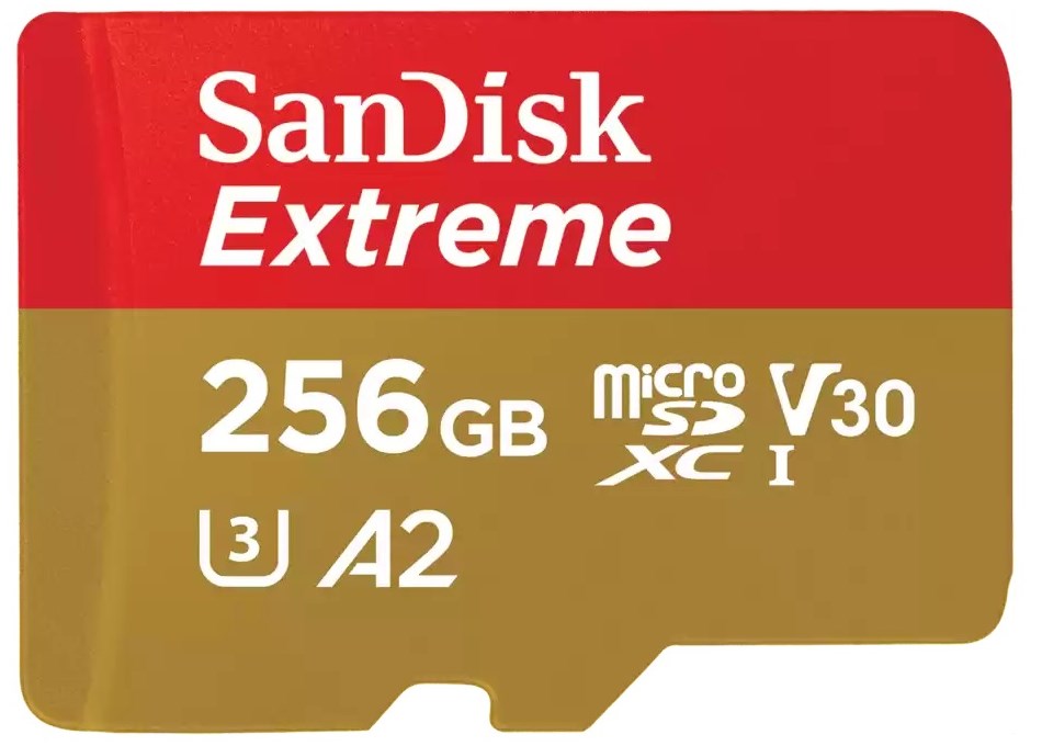 256GB Extreme microSDXC SanDisk
