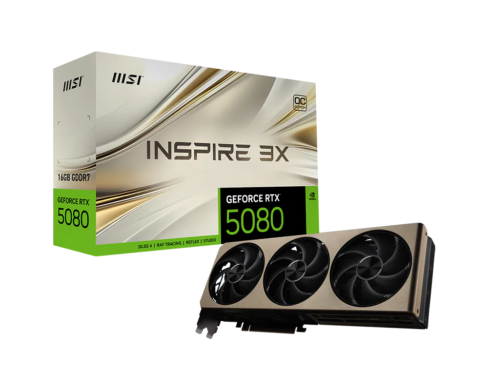 כרטיס מסך RTX 5080 16G INSPIRE 3X OC
