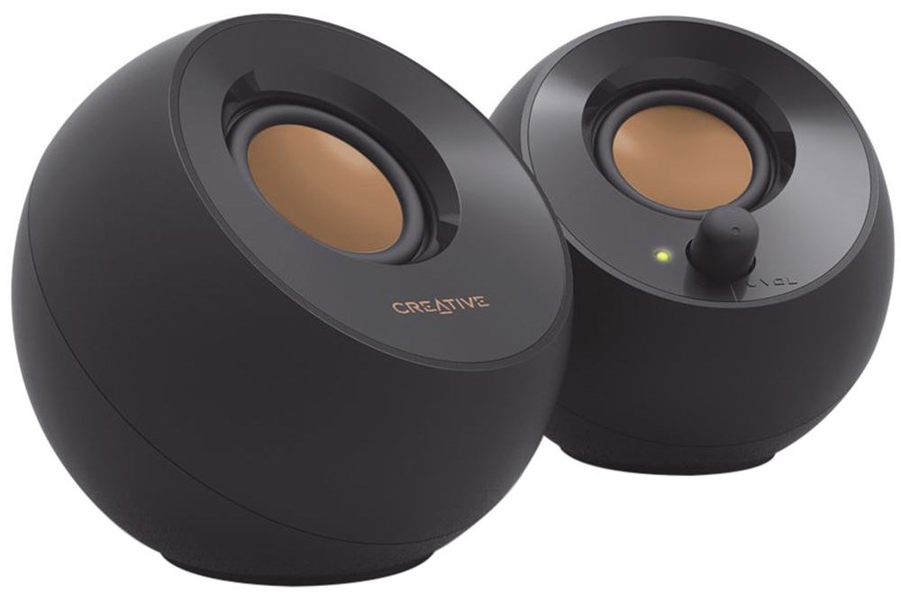 Creative Pebble Modern Speakers USB - WHITE