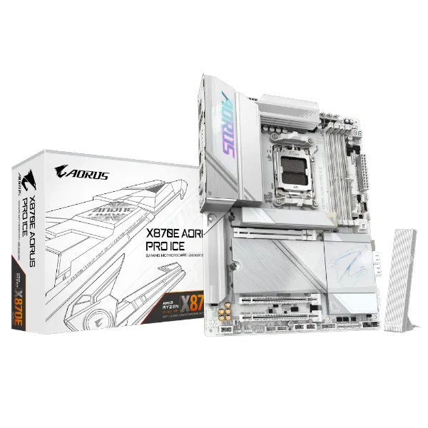 לוח אם GIGABYTE X870E AORUS PRO ICE X3D WIFI7 ATX DDR5 AM5