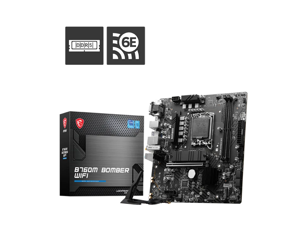 לוח אם MSI B760M BOMBER WIFI DDR5