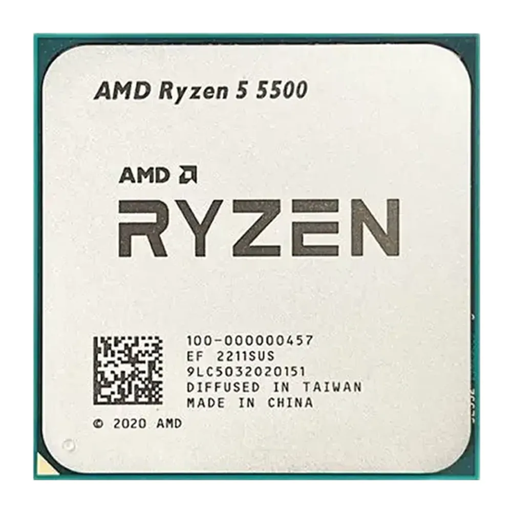 מעבד AMD Ryzen 5 5500 Tray 3.6Ghz No GPU TDP 65W