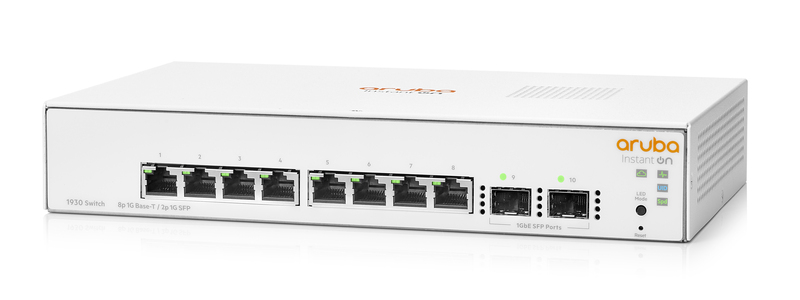 מתג חצי מנוהל HPE Aruba Instant On 1930 8G 2SFP