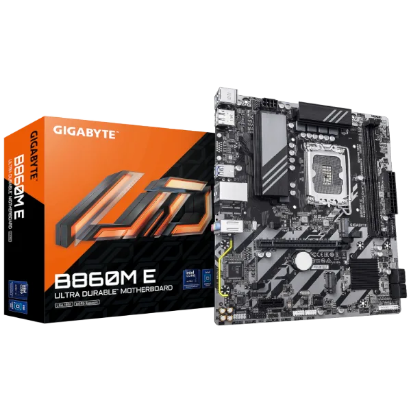 לוח אם Gigabyte B860M E Gen5 DDR5 PCIE5.0 Micro-Atx