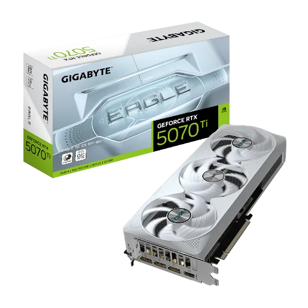 כרטיס מסך GIGABYTE GeForce RTX 5070 Ti EAGLE OC ICE SFF 16G