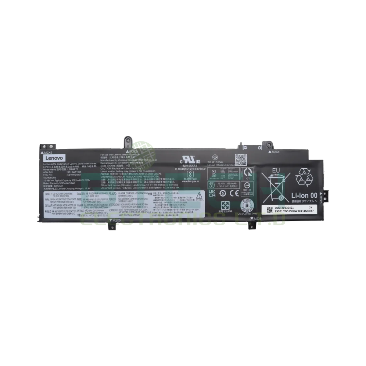 סוללה למחשב מקורית Lenovo ThinkPad T14 P14s Gen 3 L21L3P71
