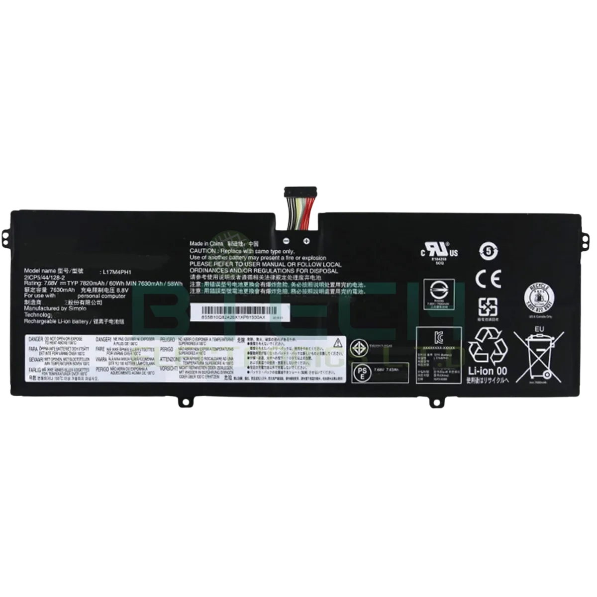 סוללה מקורית למחשב נייד Lenovo YOGA C930 60Wh