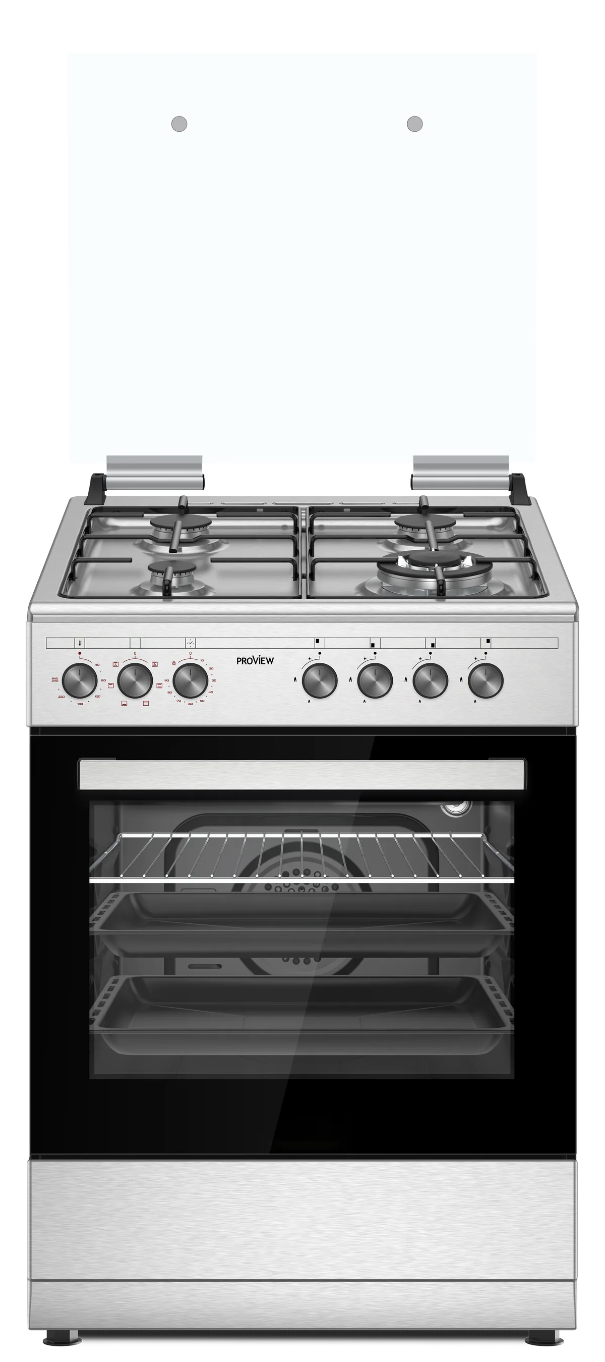 תנור אפייה משולב כיריים PROVIEW PVFSO60-NI