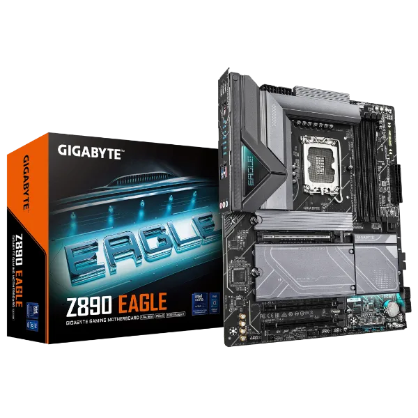 לוח לאינטל דור 15 Gigabyte Z890 EAGLE 2.5GbE 4XM.2 Slots ATX LGA1