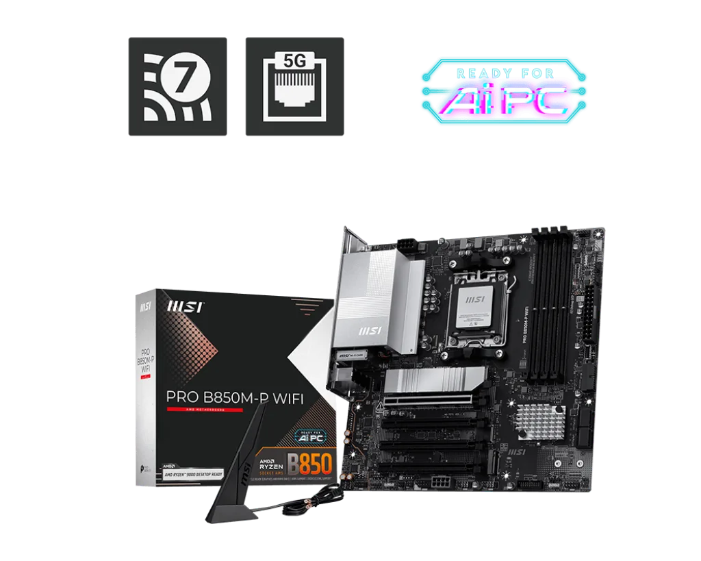 לוח אם MSI PRO B850M-P WIFI
