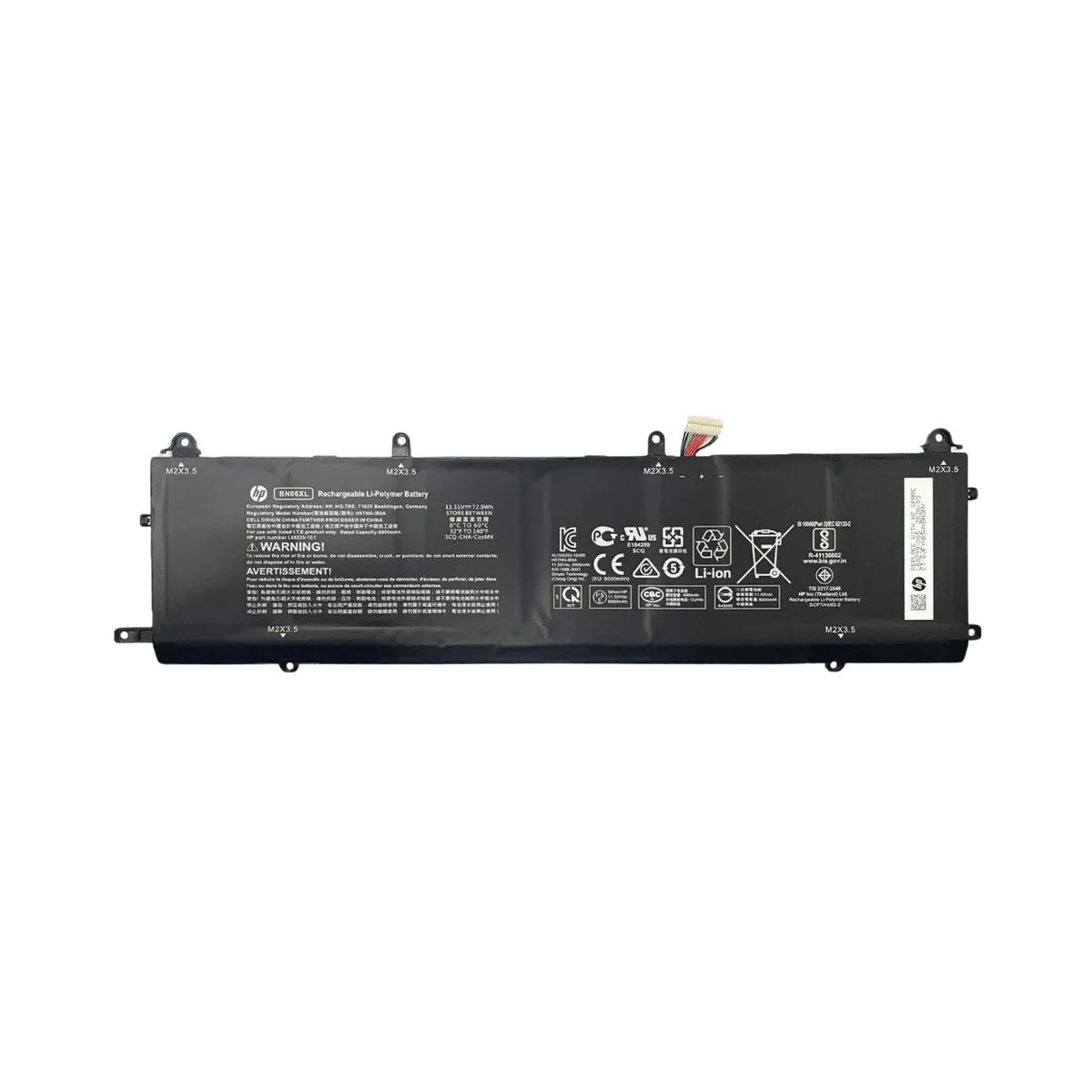 סוללה מקורית למחשב נייד HP X360 15 15-EB 11.55V 72.9Wh BNO6