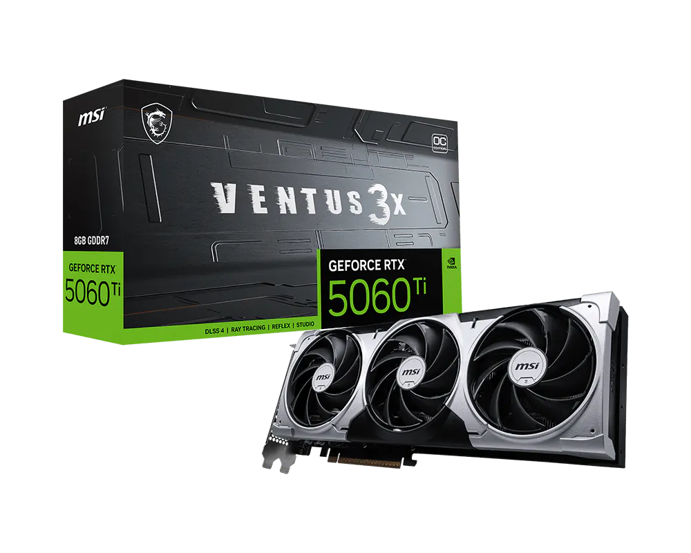כרטיס מסך RTX 5060 Ti 8G VENTUS 3X OC 4711377337649