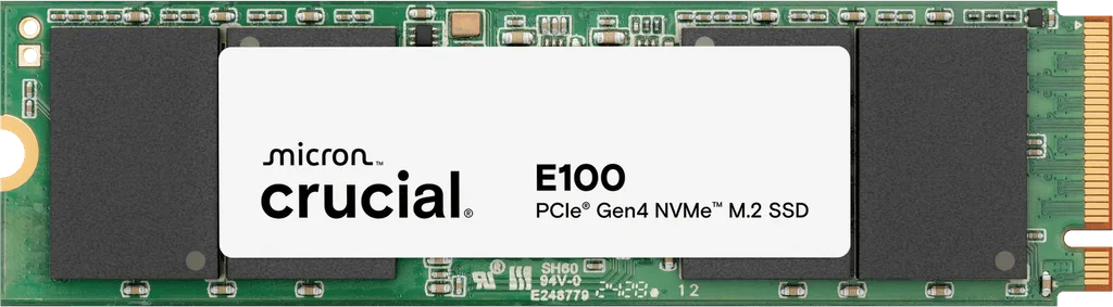 דיסק Crucial E100 480B M.2 Nvme GEN4 PCI-e 5000MB/s~4500MB