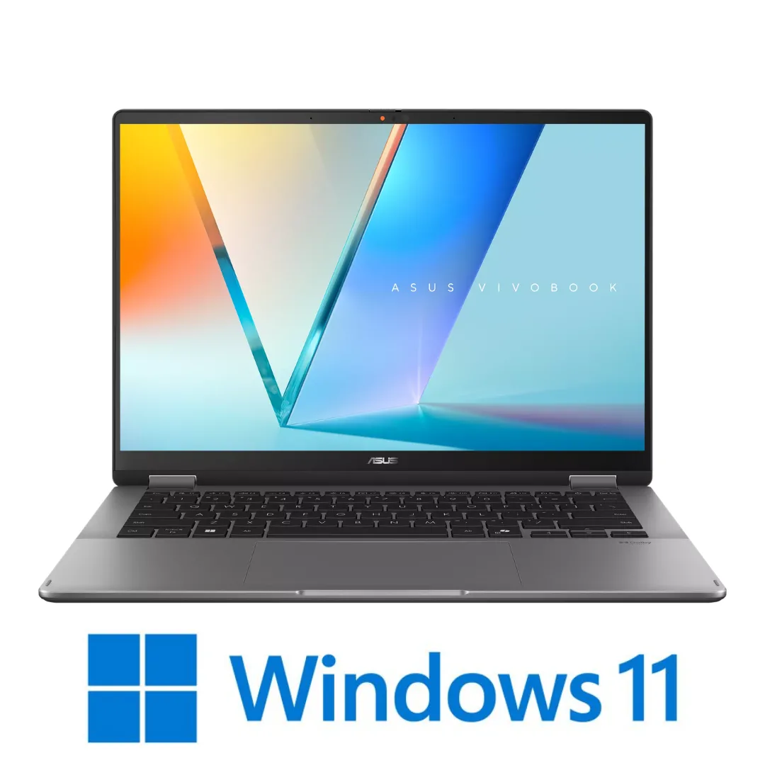 מחשב נייד 14 אינץ מסך מגע ASUS Vivobook S14 Flip OLED TP3407AA-SG012W Matte Gray