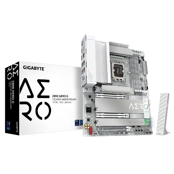 לוח לאינטל דור 15 Gigabyte Z890 AERO G DUAL 2.5 Lan 5Xm.2 TB4