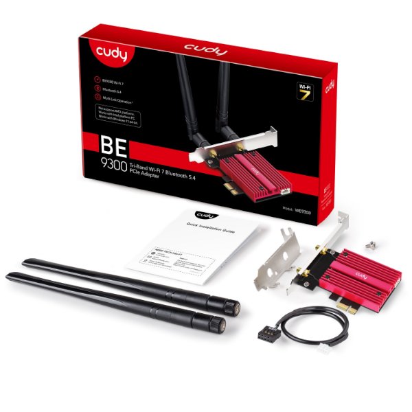 Cudy BE9300 Wi-Fi 7 PCI Express Adapter WE9300