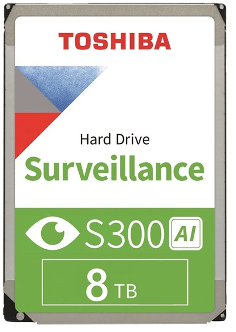 TOSHIBA S300 AI 8TB Surveillance (CMR)