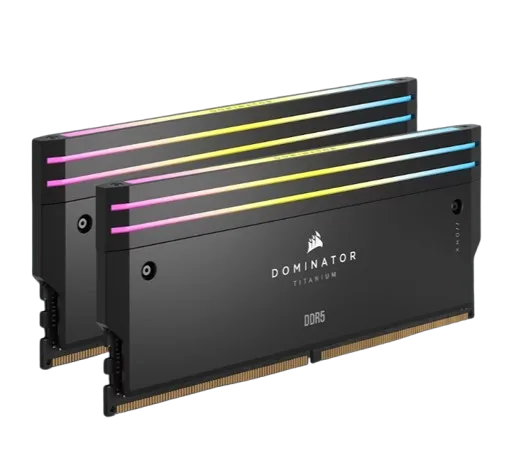 זכרון לנייח Corsair Dominator RGB 32GB 2X16 DDR5 6400MHz C32