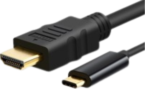 כבל Type-C זכר ל-HDMI זכר באורך 3 מטר תומך 4K@60HZ
