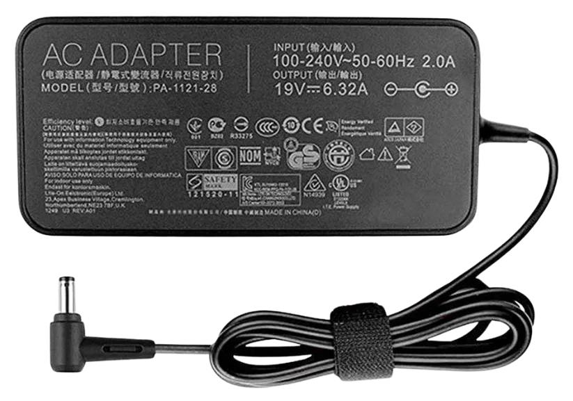 מטען מקורי למחשב נייד Asus 120W 5.5X2.5mm