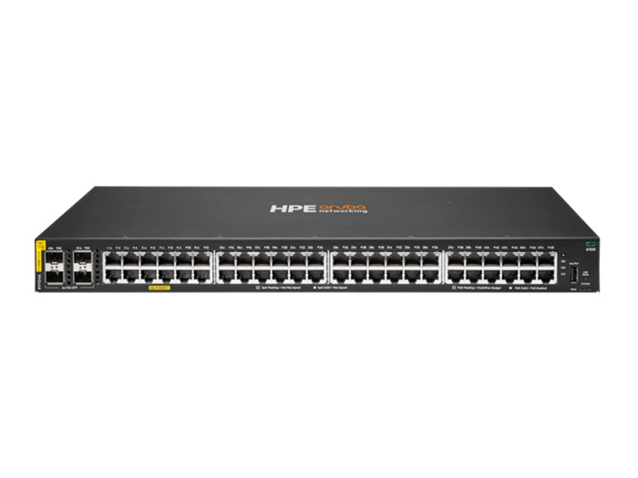 מתג POE מנוהל מלא HPE Aruba CX 6100 48G Cl4 PoE 4SFP+ 740W
