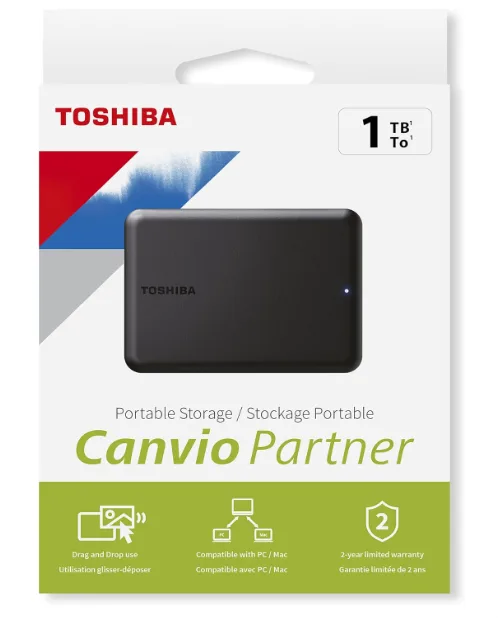 EXTERNAL Toshiba 2.5" 1TB USB3.2