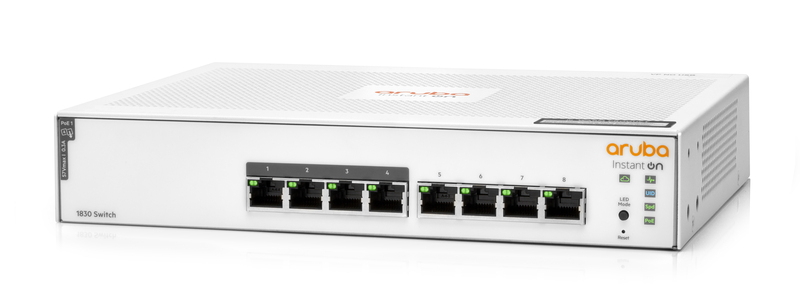 מתג PoE חצי מנוהל HPE Aruba Instant On 1830 8G 4p CL4 65W