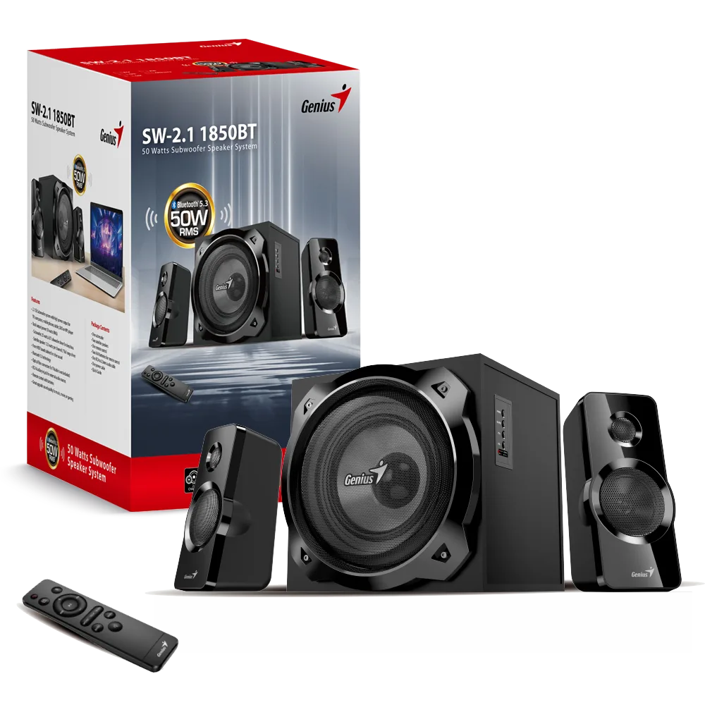רמקולים GENIUS SW-2.1 1850BT