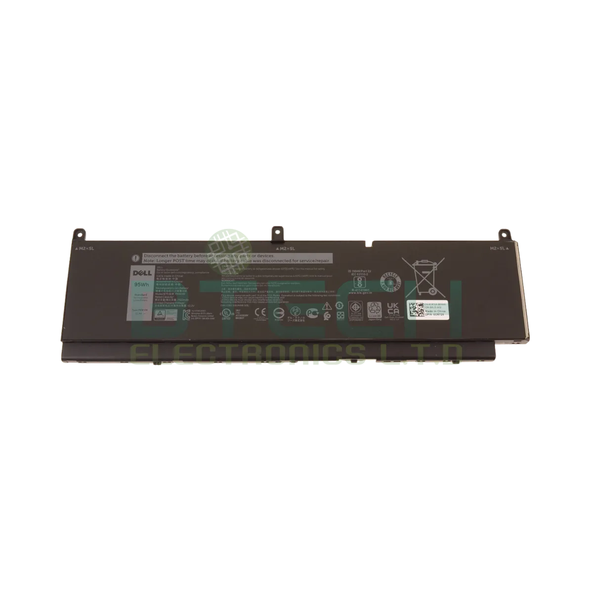 סוללה מקורית פנימית דל למחשב Dell Precision 7550 7750 7560 95Wh