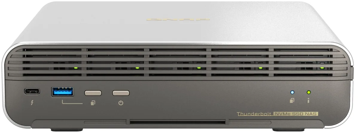 QNAP TBS-h574TX-i5U-16G /5×M.2 NVMe/i5-1235U/16GB/10GbE/Thunderbolt 4