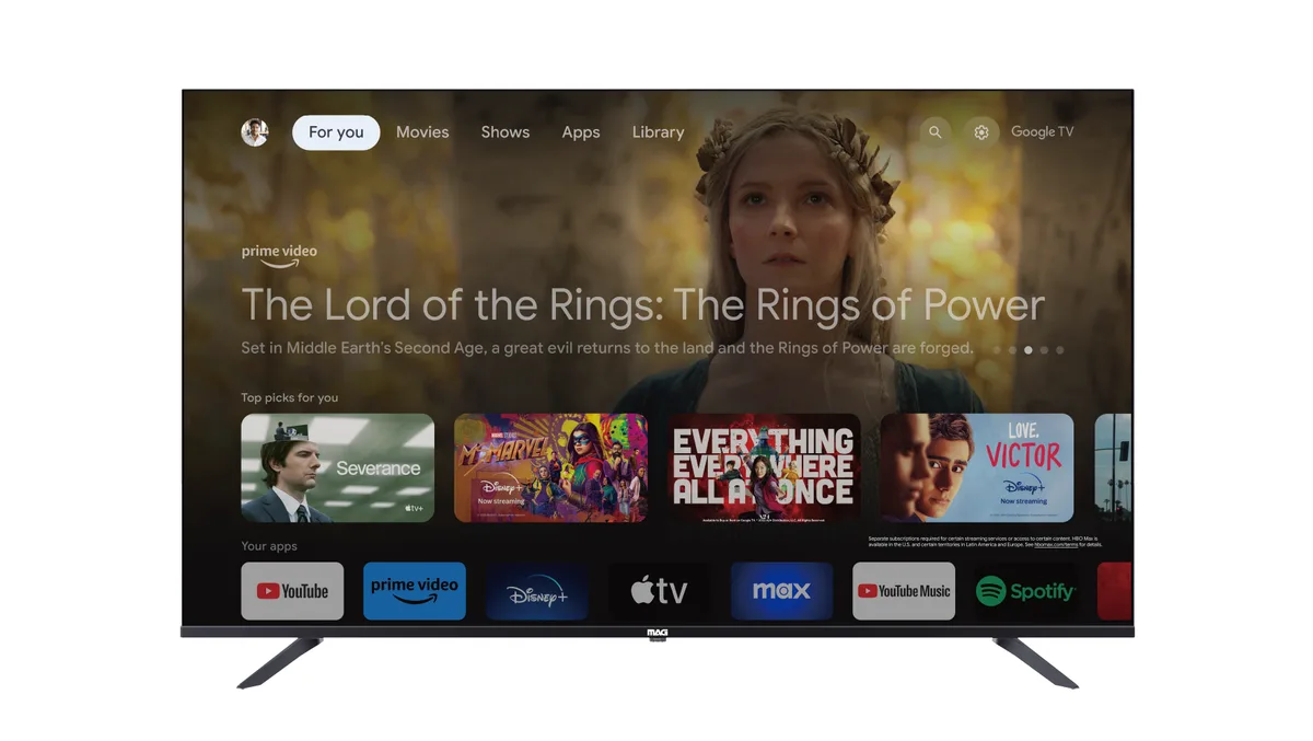 MAG 75" LED SMART TV Powered by GOOGLE TV G75D25